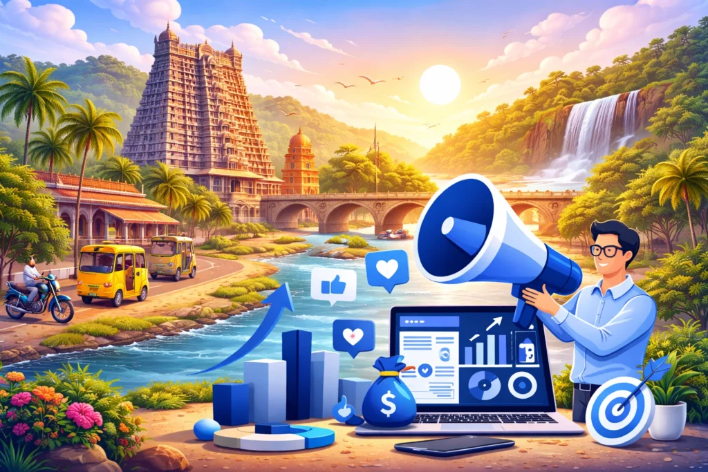 Digital marketing services in Tirunelveli helping businesses grow with SEO, social media marketing and online advertising