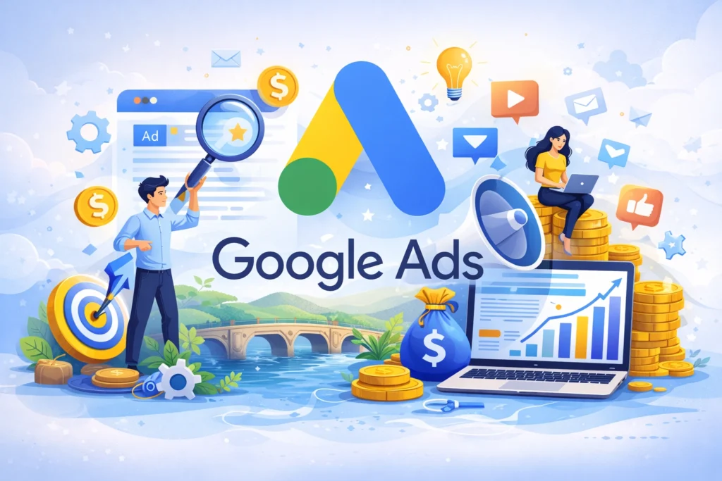 Google Ads services in Chennai helping businesses generate leads through PPC advertising