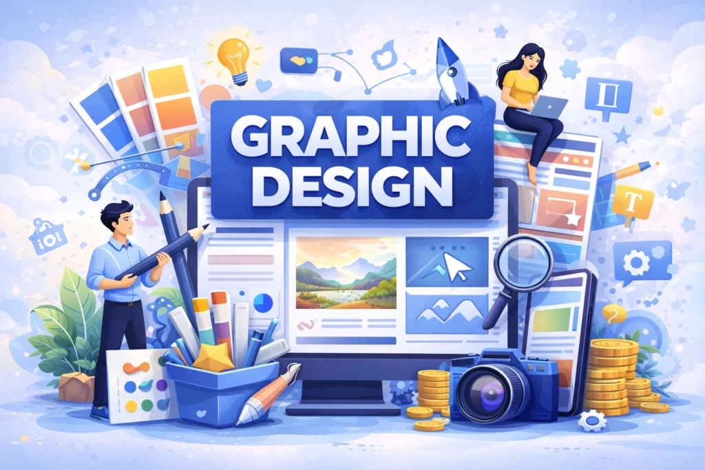 Graphic design services in Chennai creating logos branding and marketing creatives
